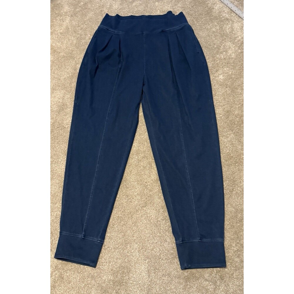 Halara Pleated Denim Pull On Pocket  Joggers Pants Size XL NWT